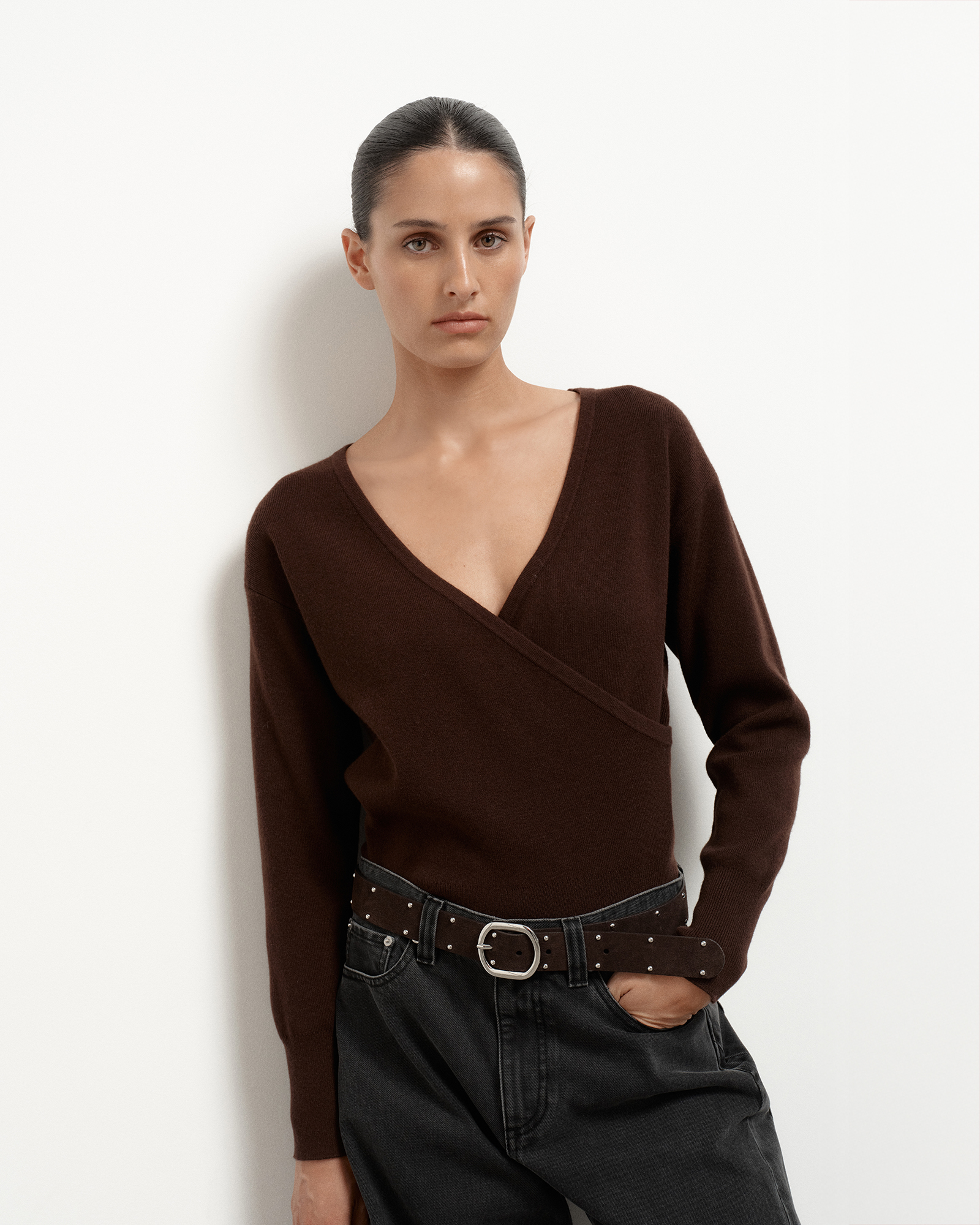 Wrap Front Knit