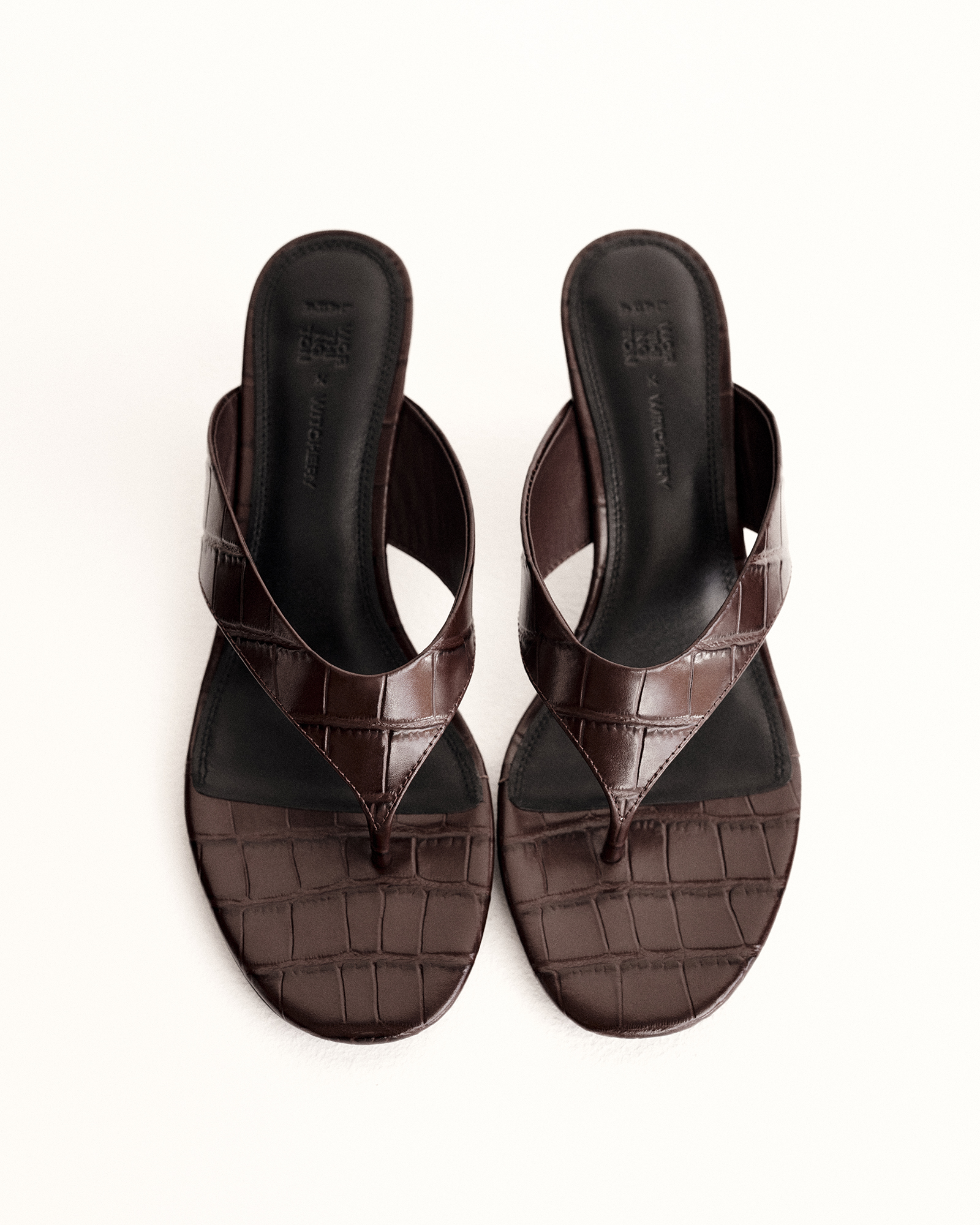 Toe Post Mule Heels