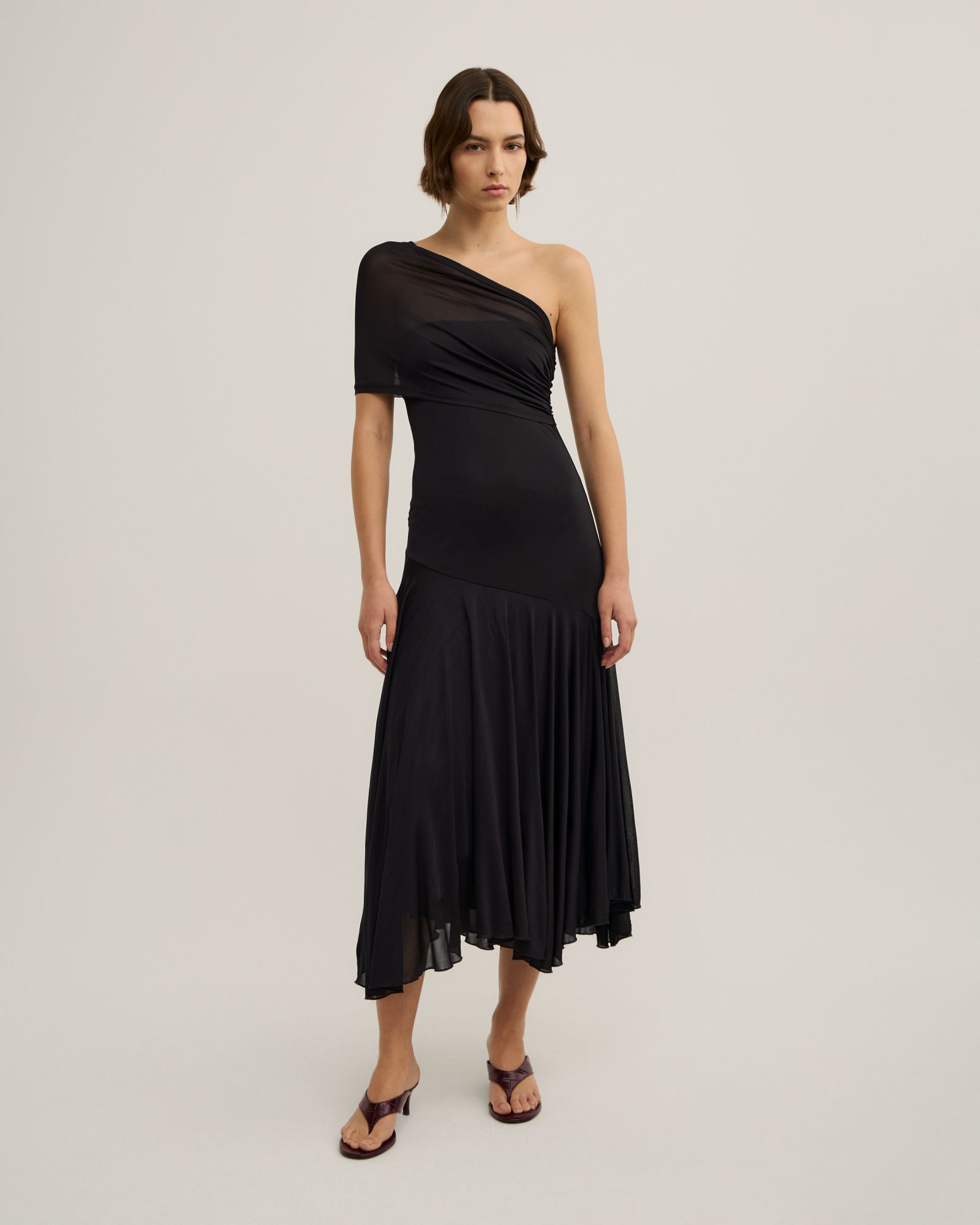 Wrapped Shoulder Dress