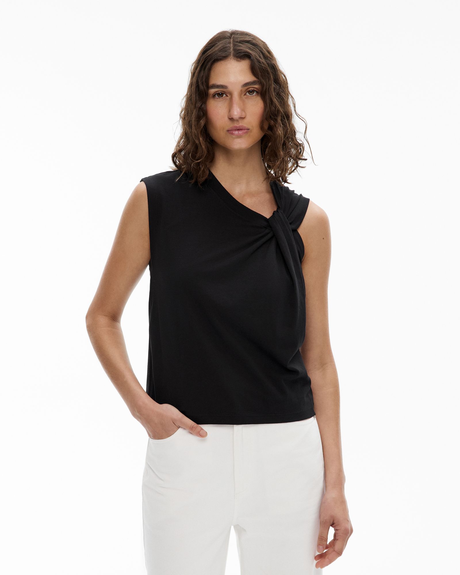 Twist Shoulder T-shirt