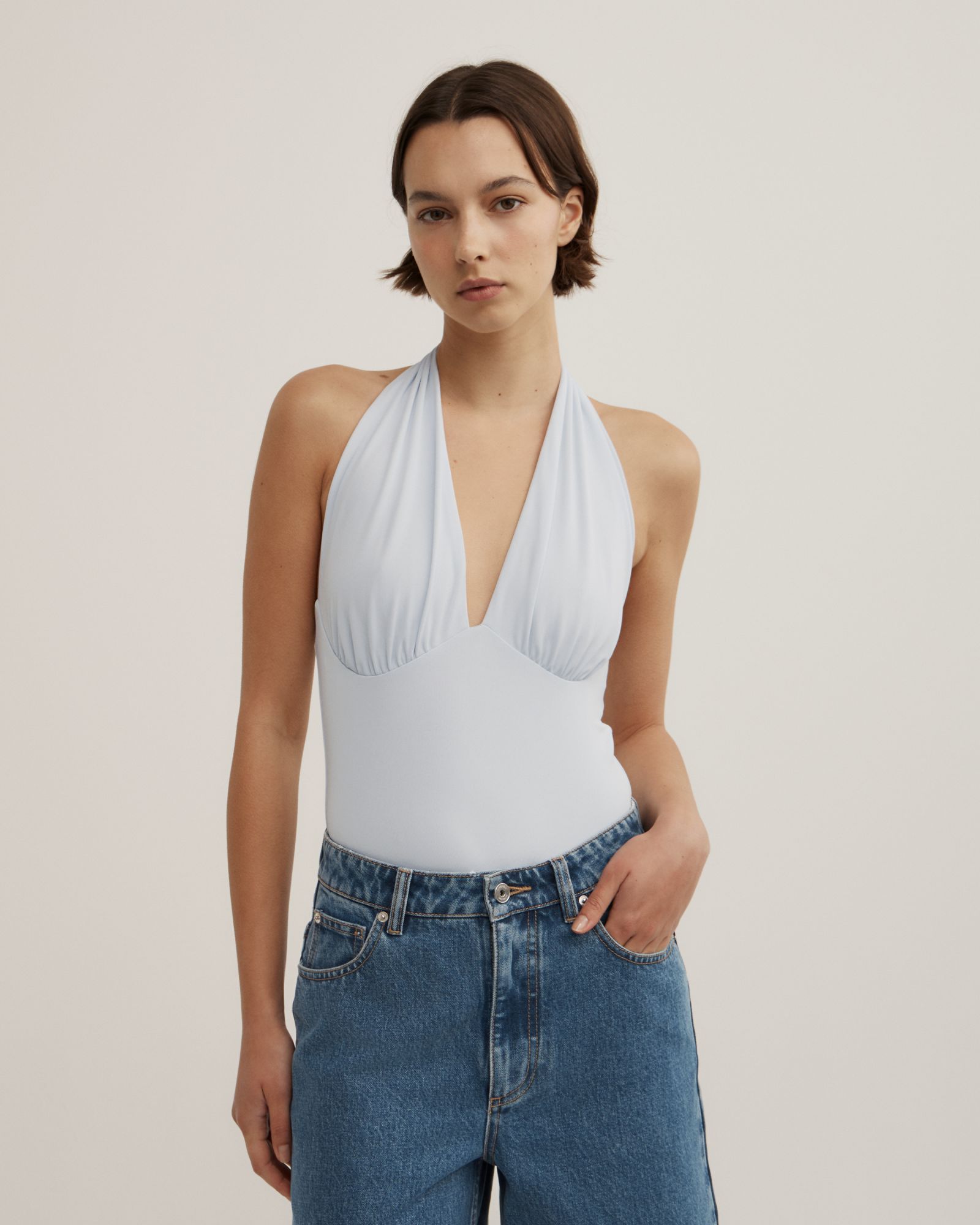 Halterneck Bodysuit