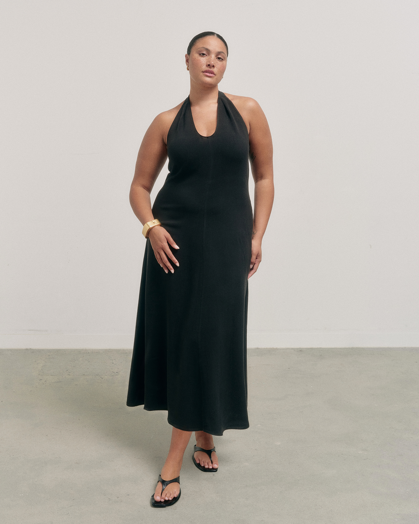 Halter Fluid Dress