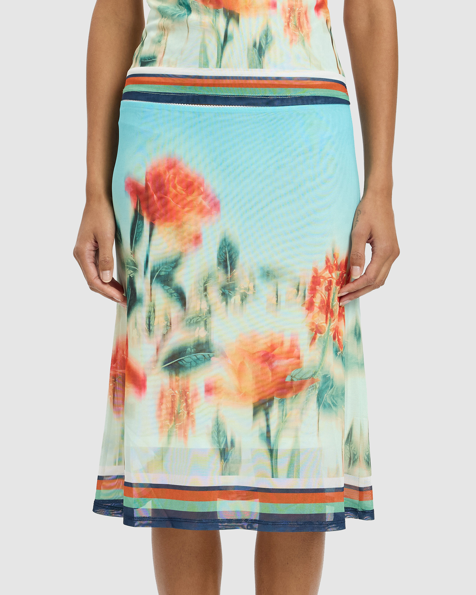 Midi Skirt Mesh