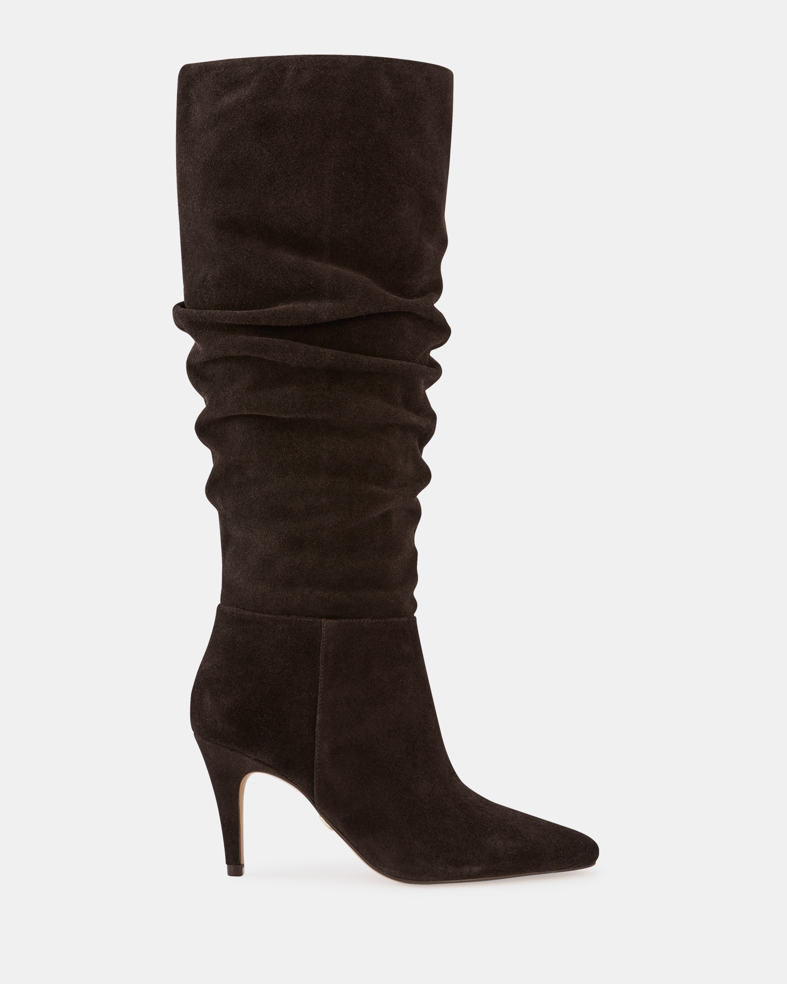 Romayn Suede Leather Knee High Boots