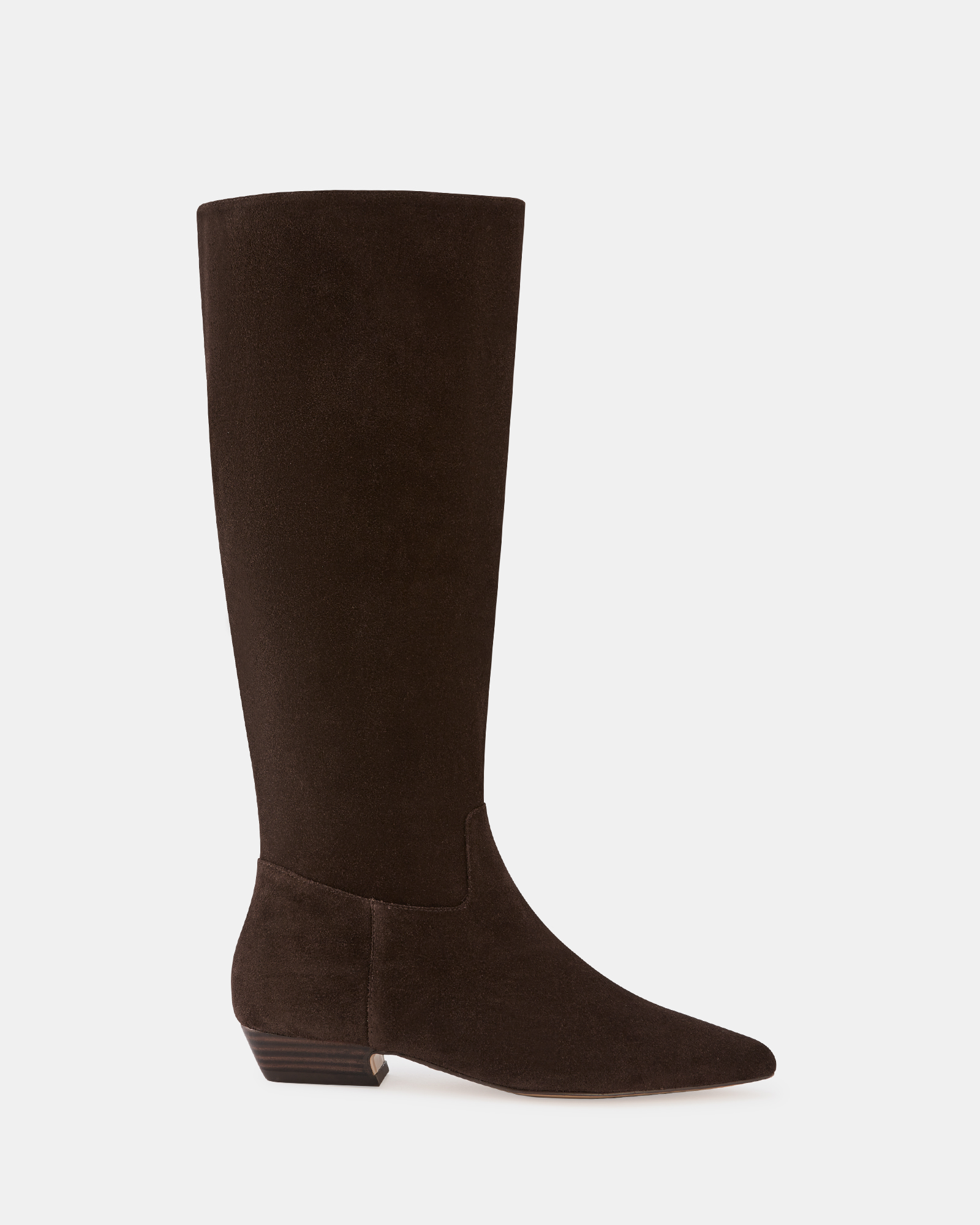 Carys Suede Leather Knee High Boots