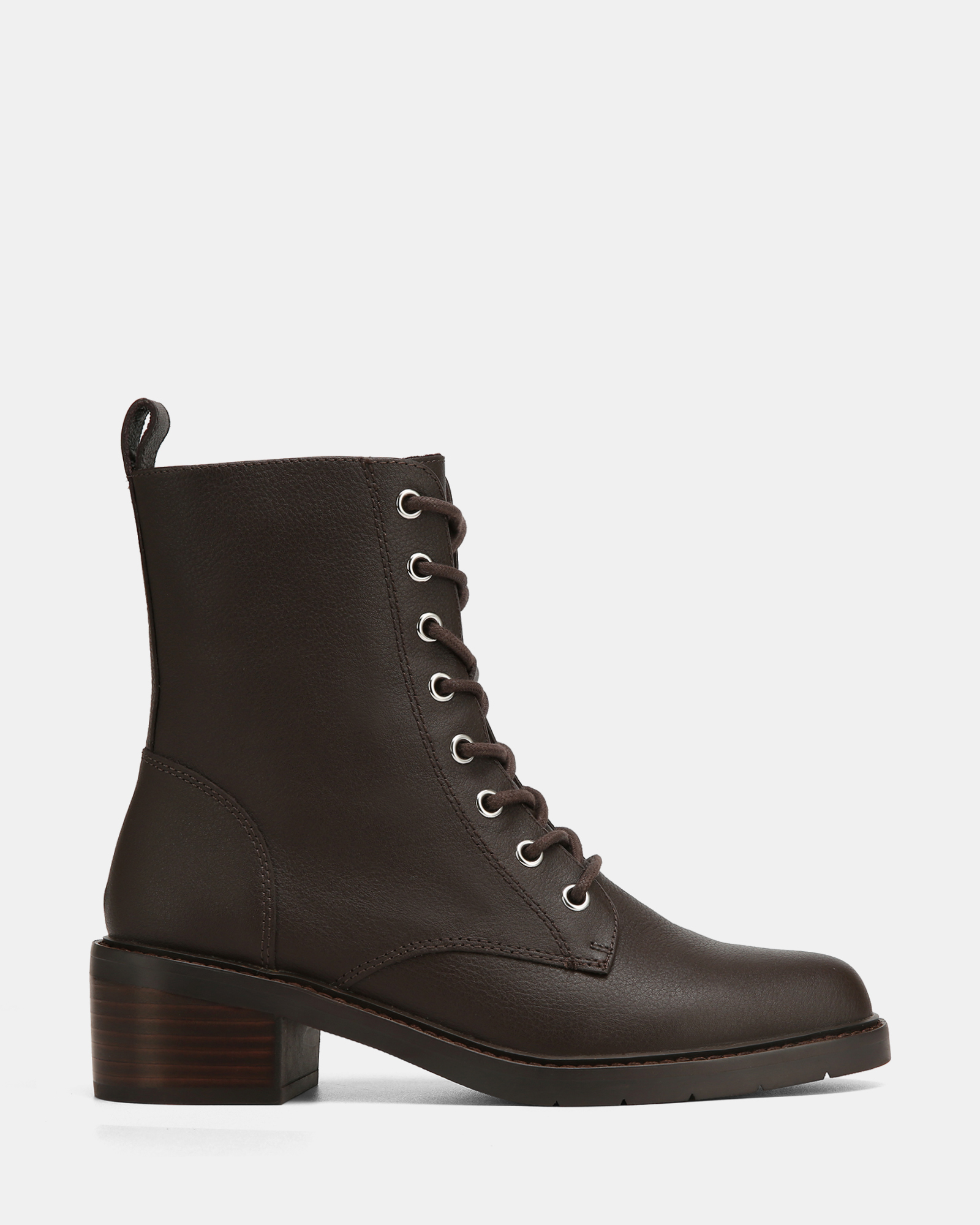 Benny Pebble Leather Ankle Boots