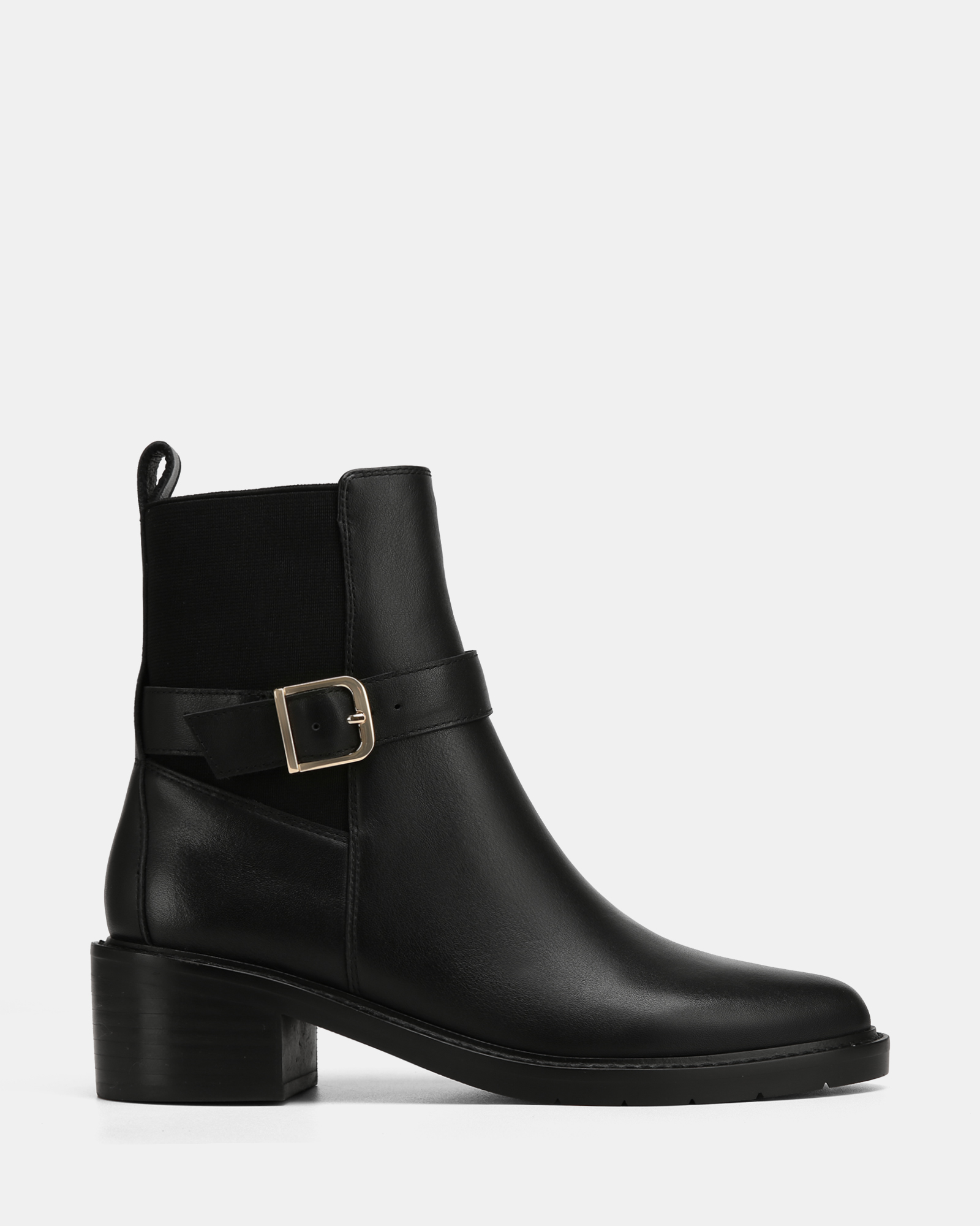 Brandy Leather Ankle Boots