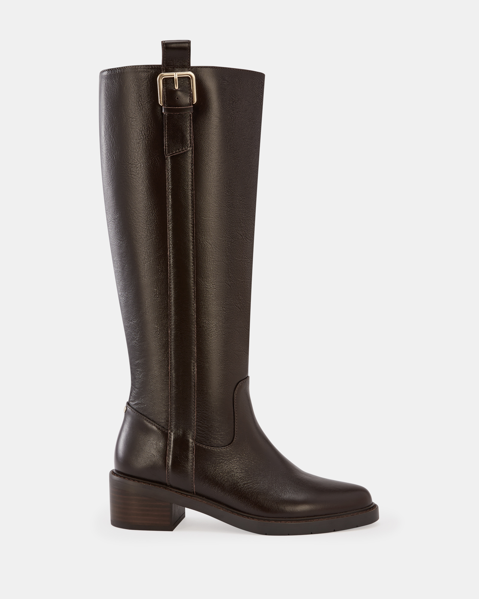 Bobby Leather Knee High Boots