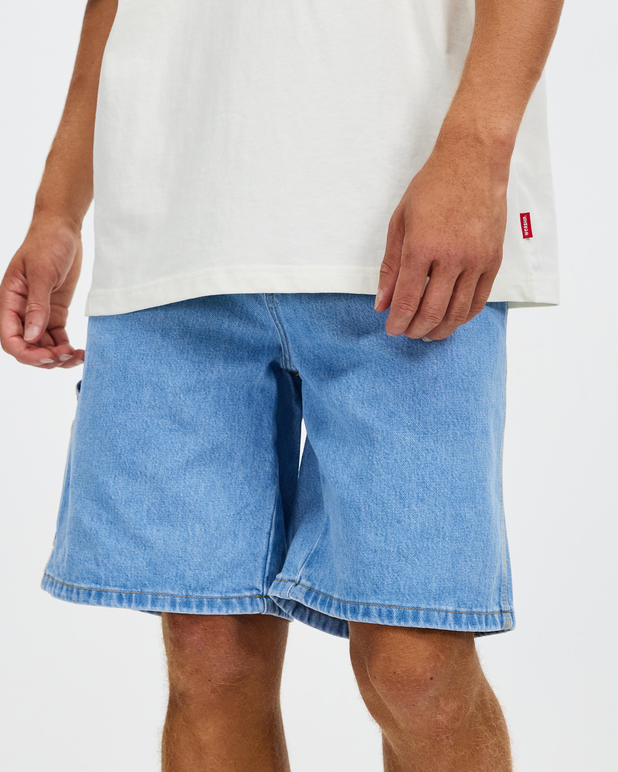 Carpenter Jean Shorts