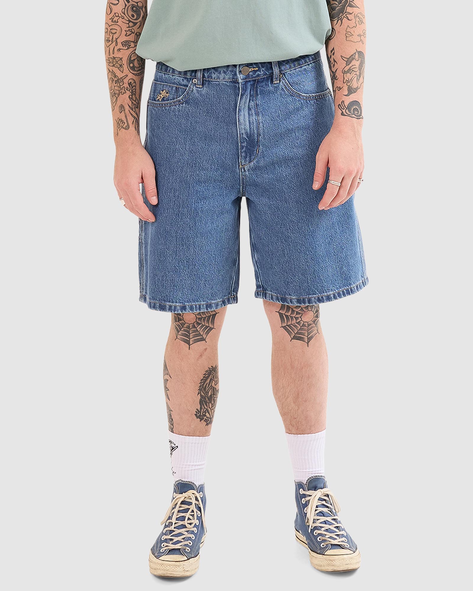 Carpenter Jean Shorts