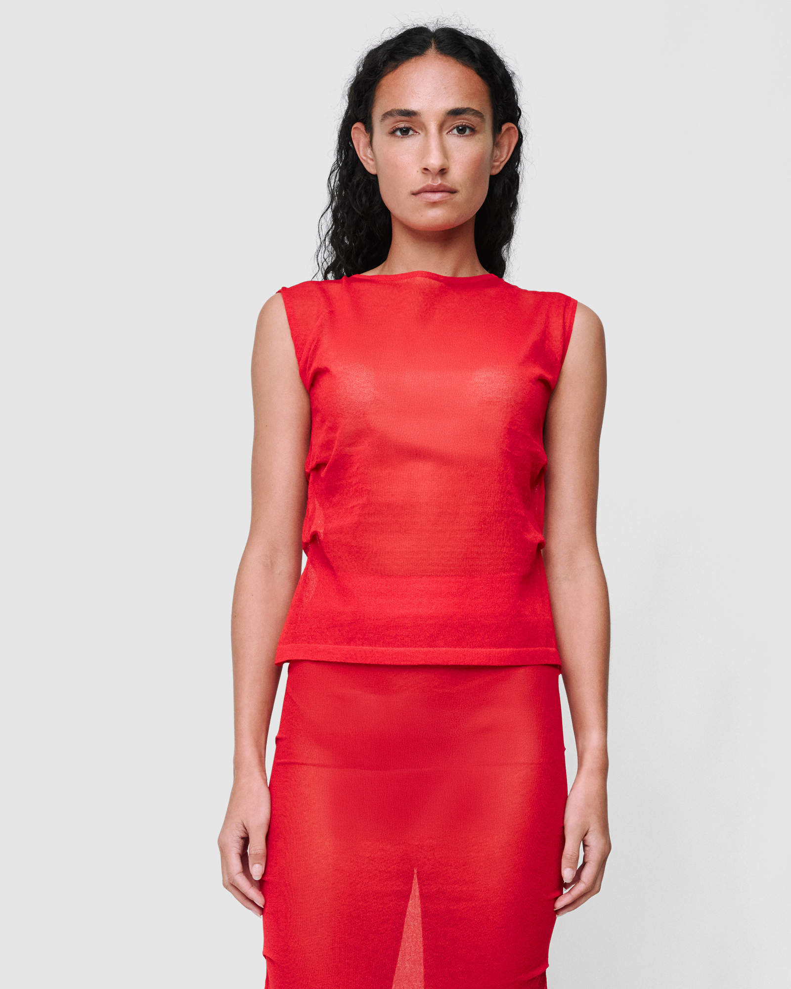 Emma Sheer Knit Tank