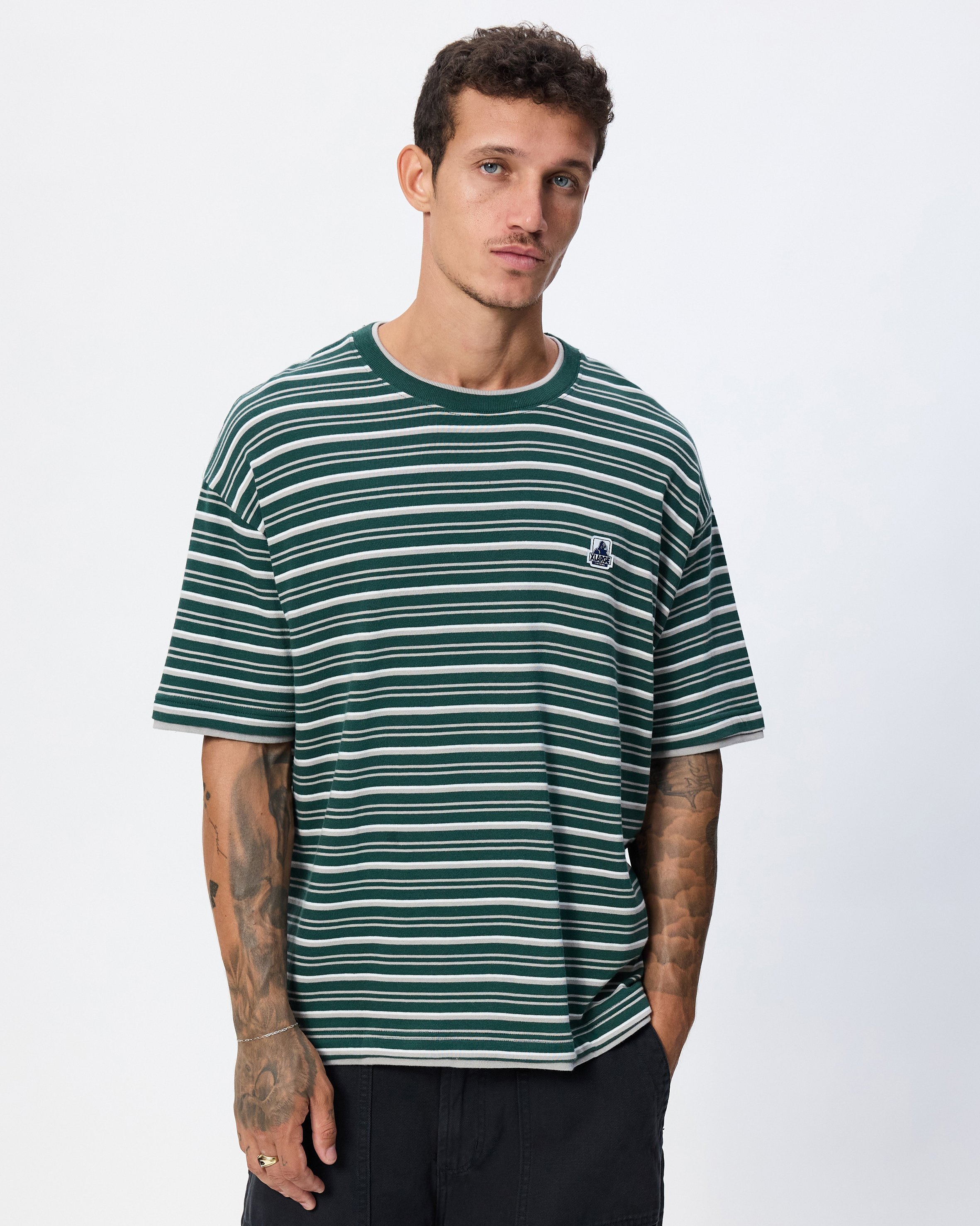 Stripe Layer Gorilla Fit Tee