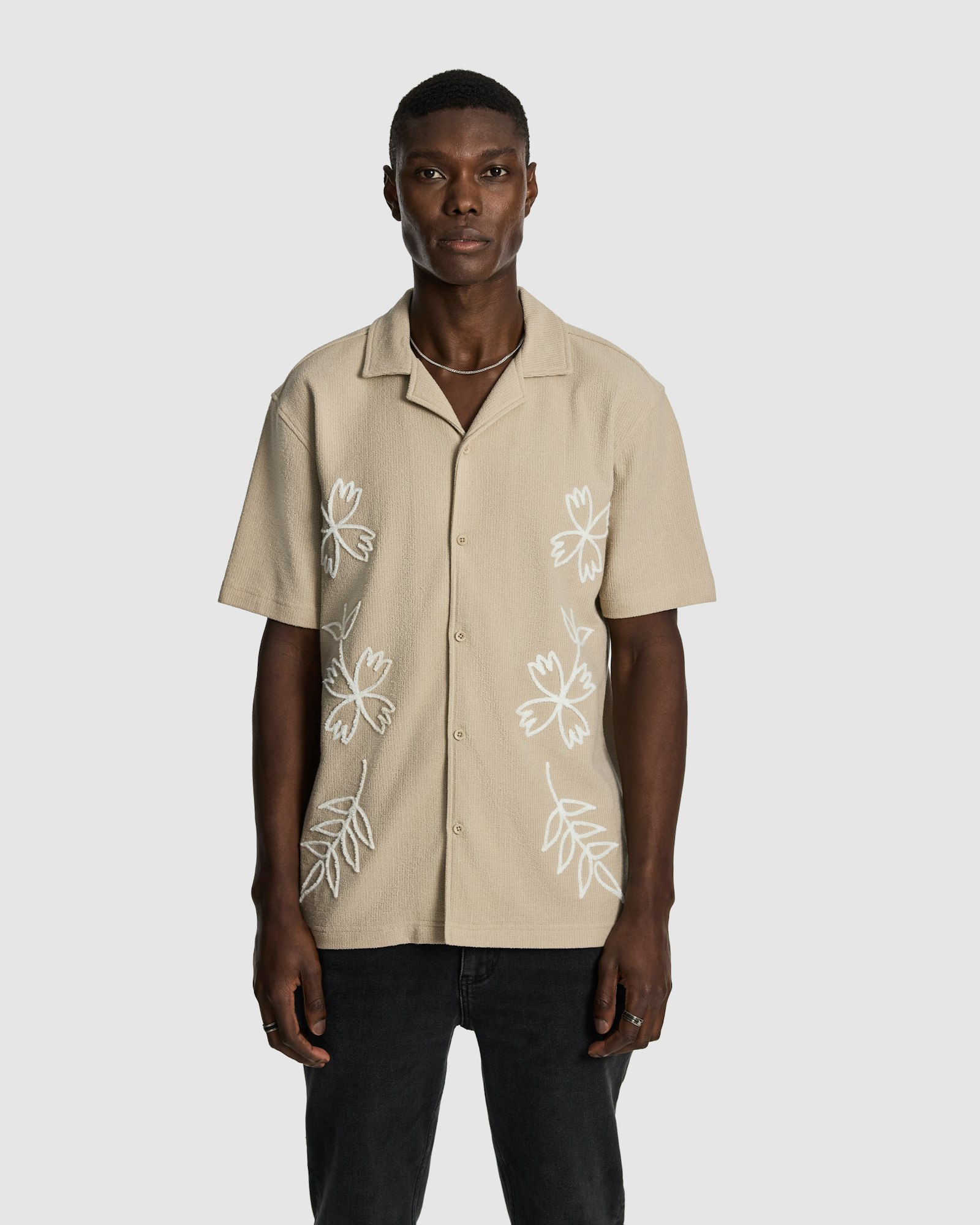 Kai Embroidered Short Sleeve Shirt