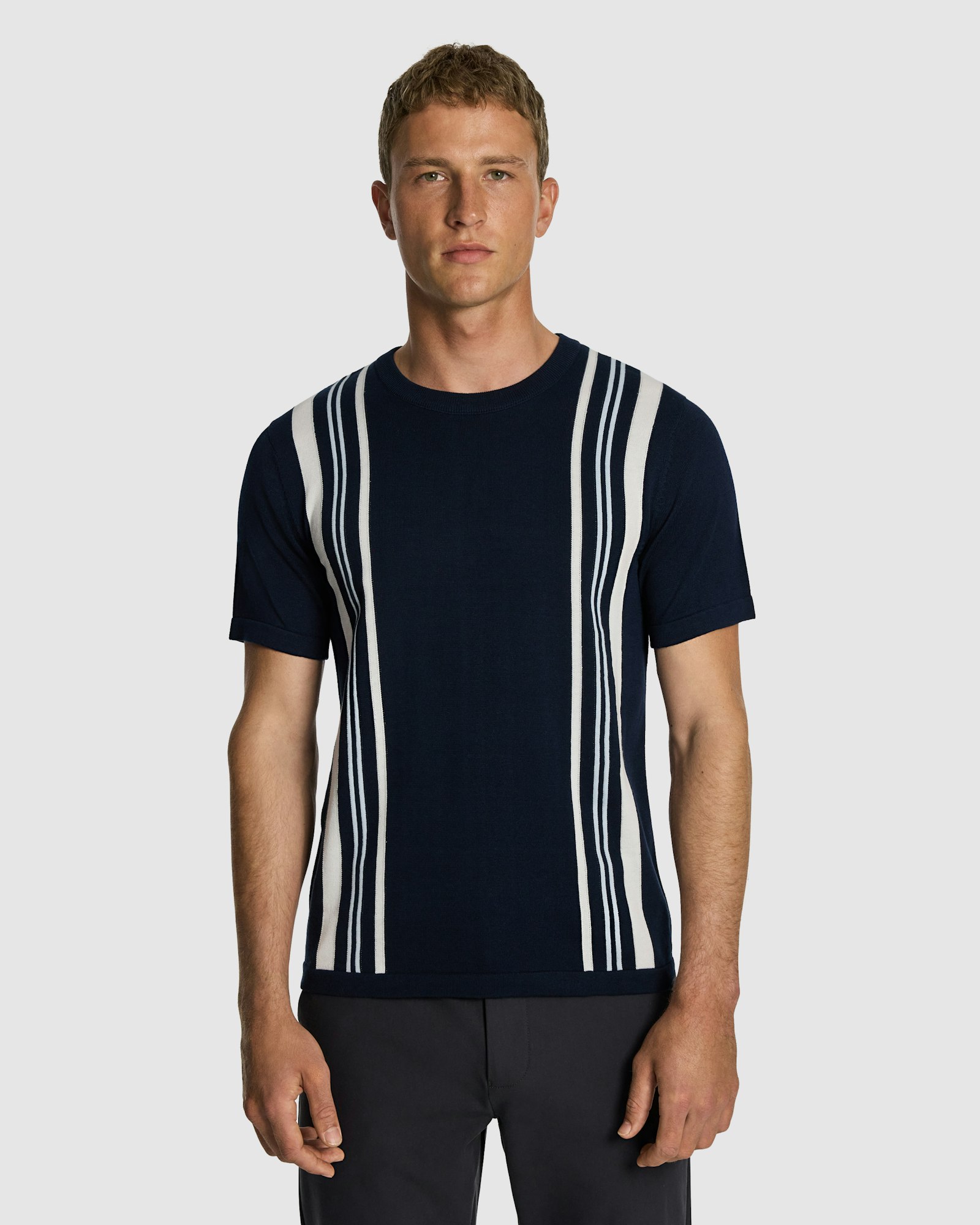 Strider Stripe Knitted Tee
