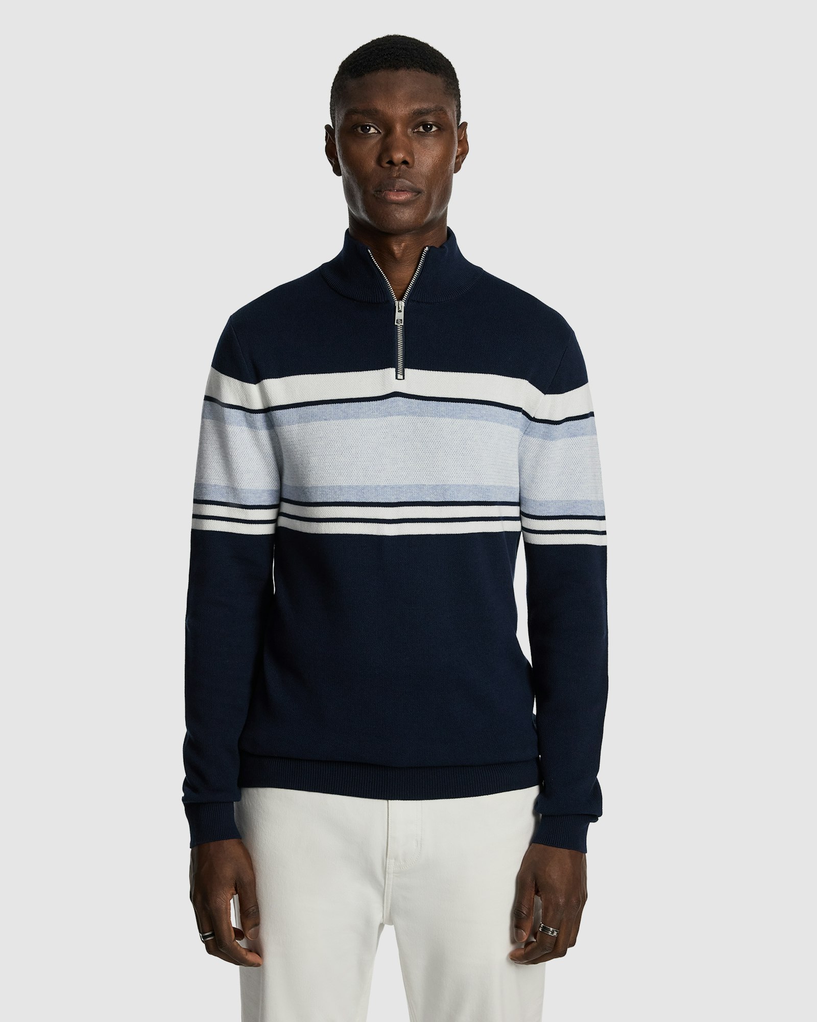 Brosnon 1/4 Zip Knit Jumper