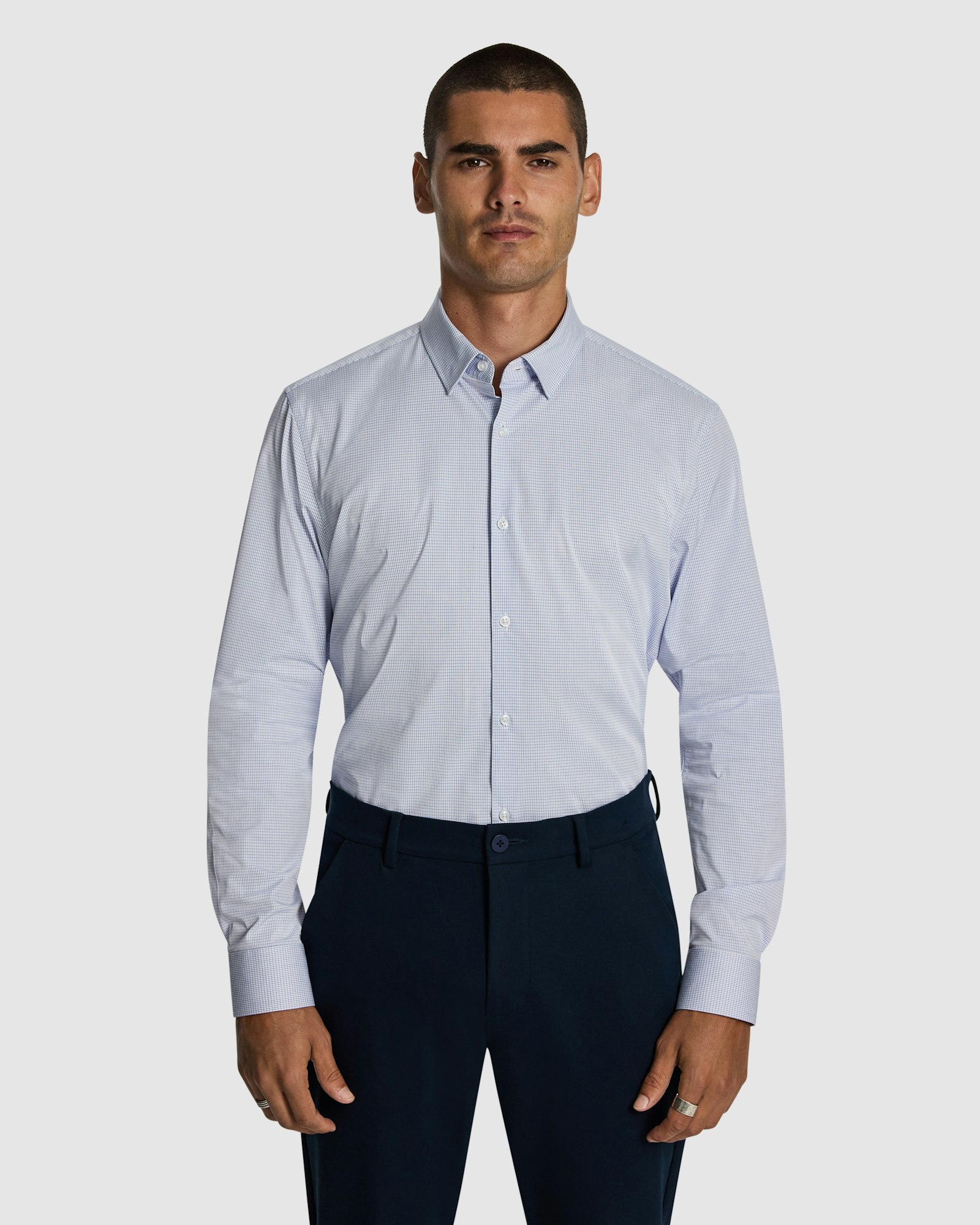Irwin Check Bamboo Slim Shirt