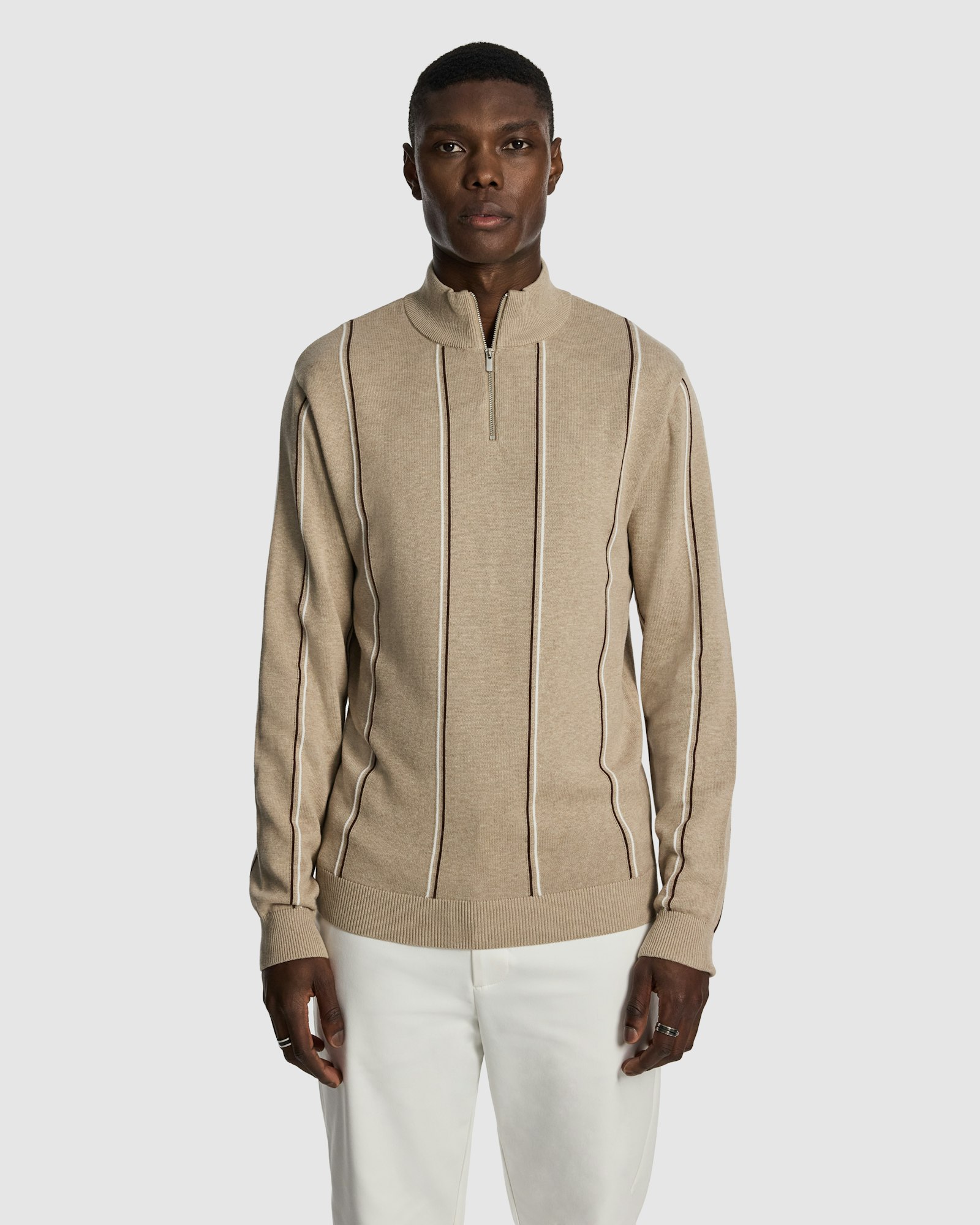 Jaxon 1/4 Zip Knit Jumper