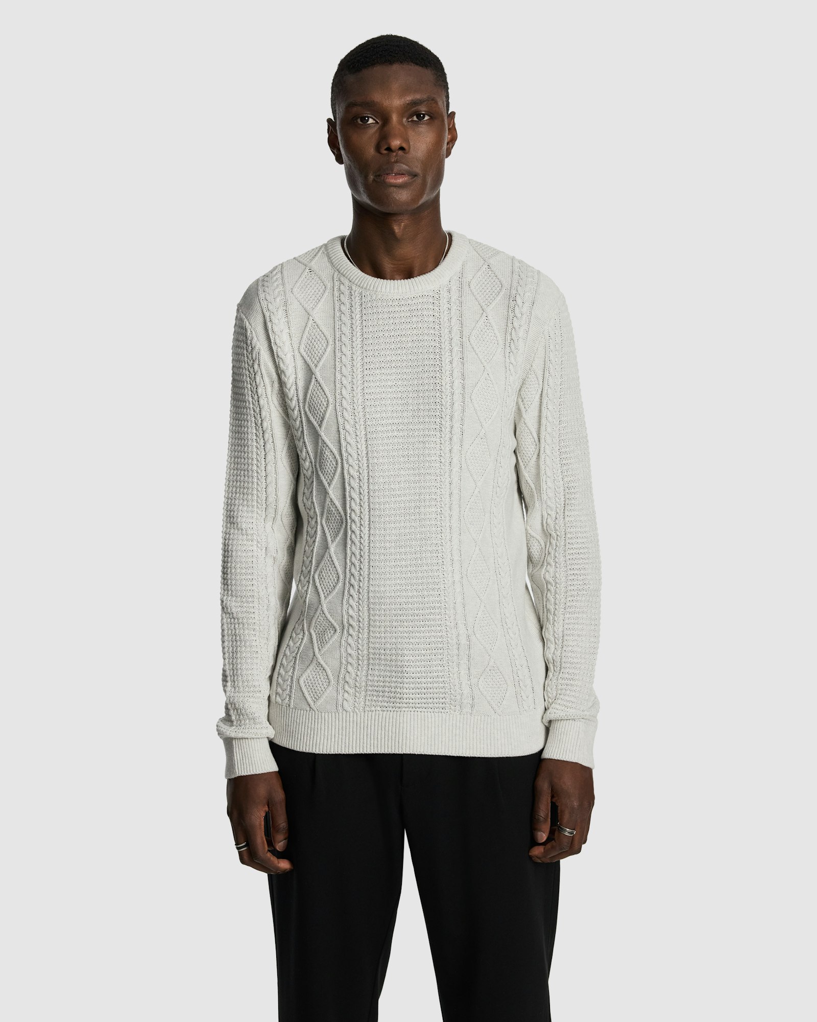 Jamie Cable Crew Knit Jumper