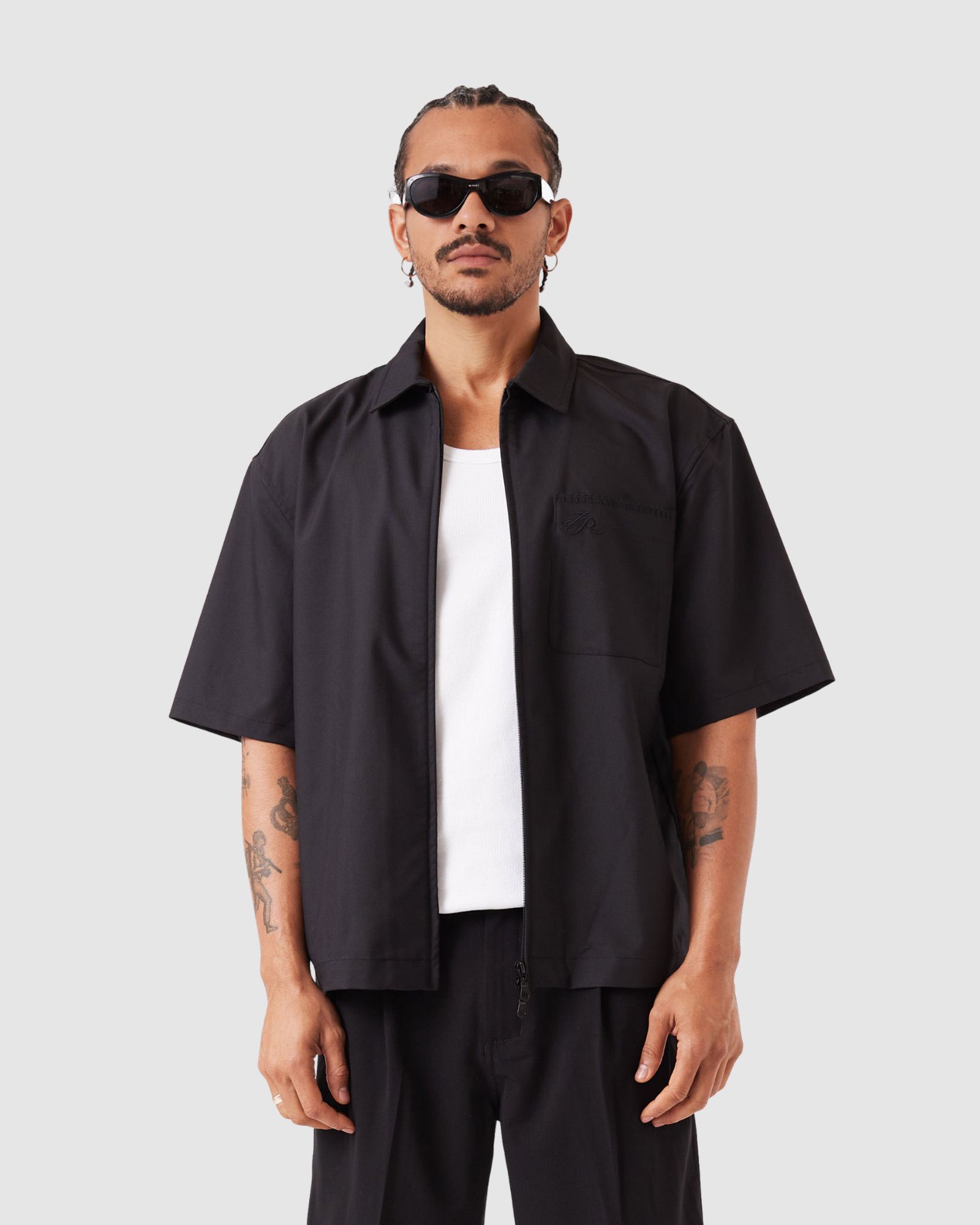 Boxy SS Overshirt 2.0 Black