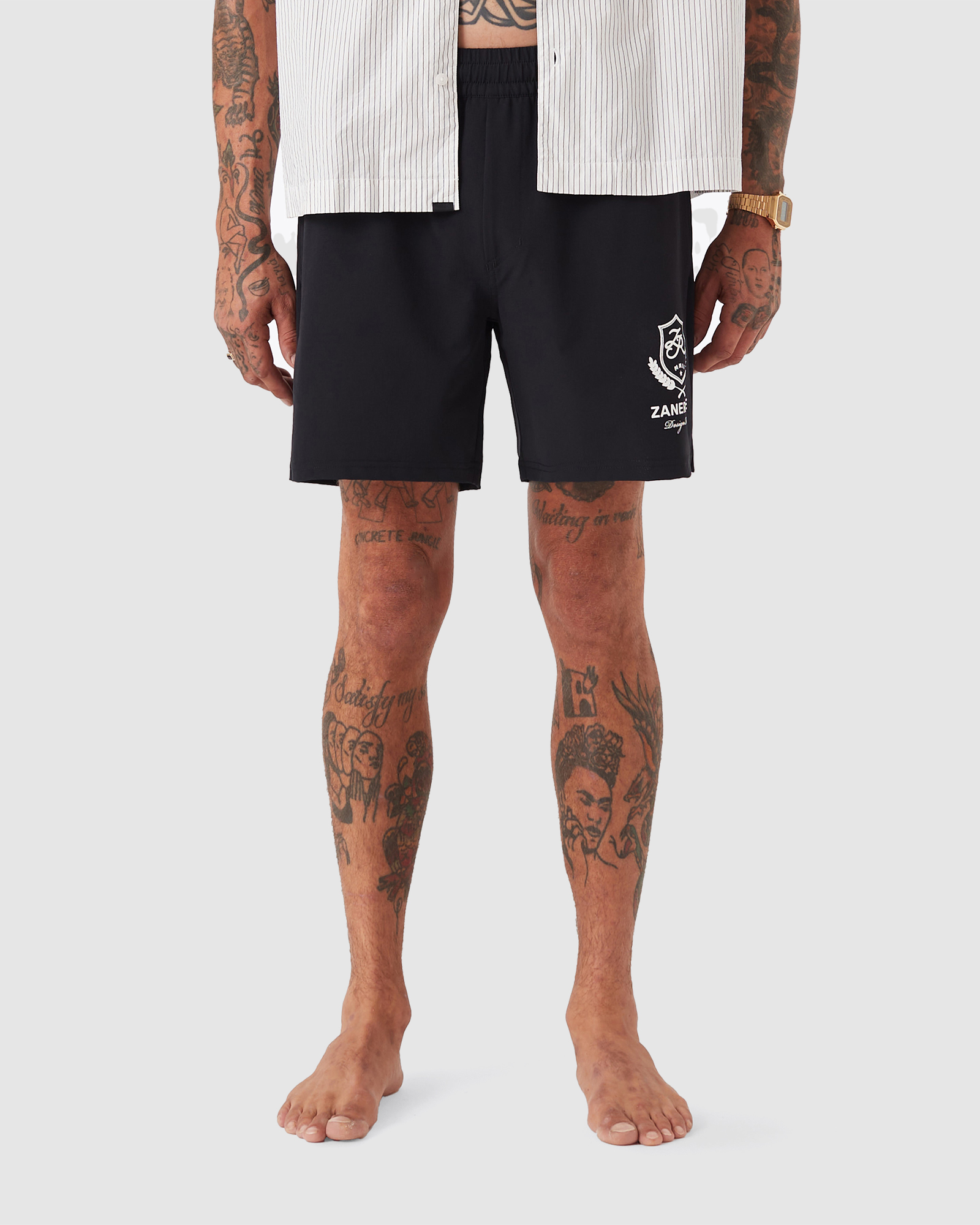 Crest Balmoral Beach Short Black