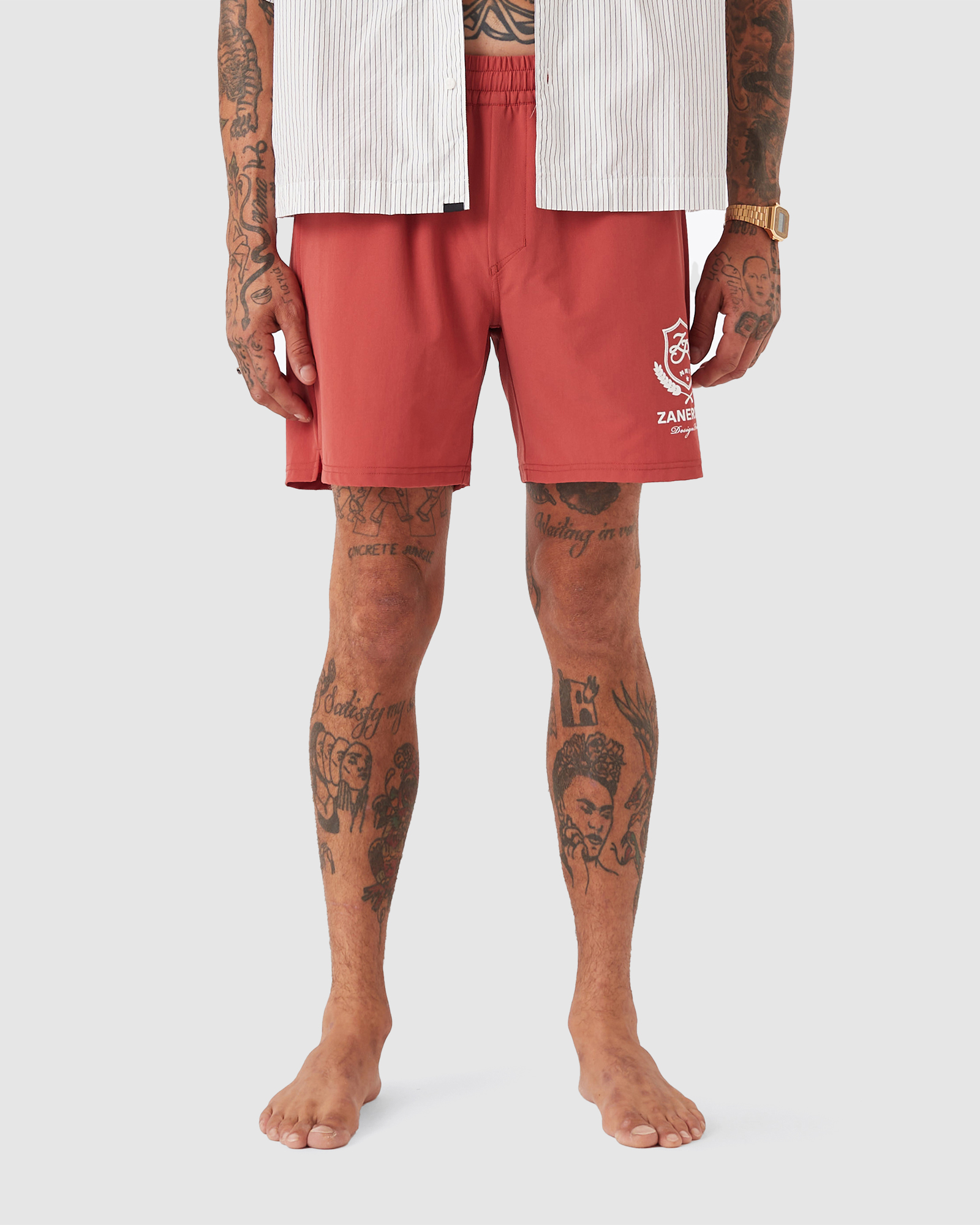 Crest Balmoral Beach Short Cherry