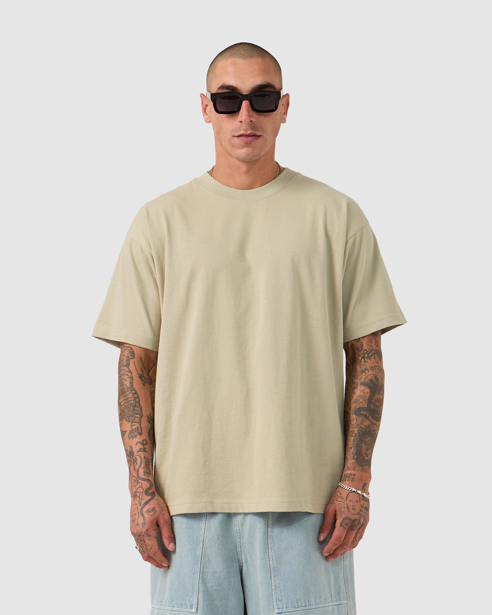 Box Tee Sage