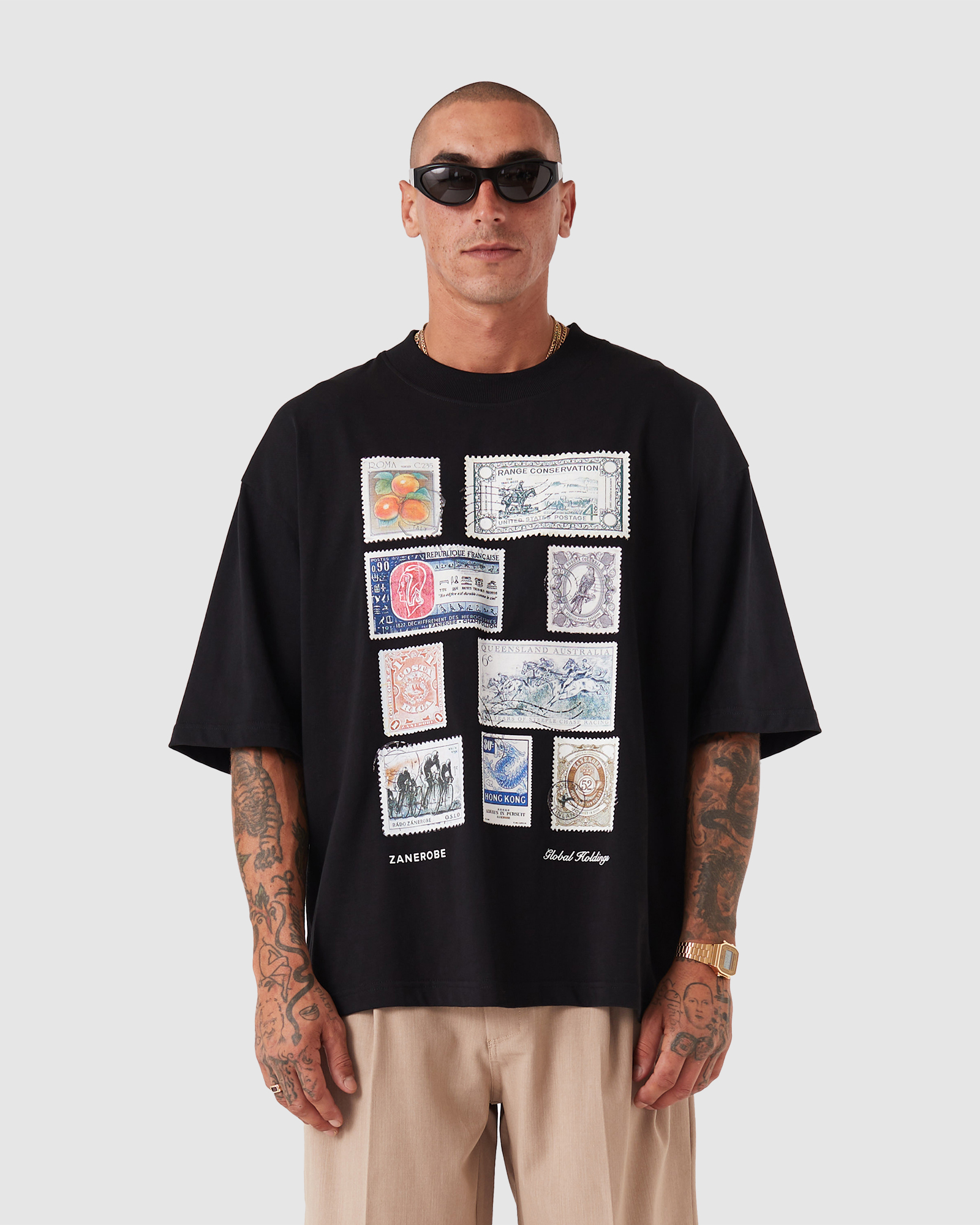 Stamps Flow Tee Black