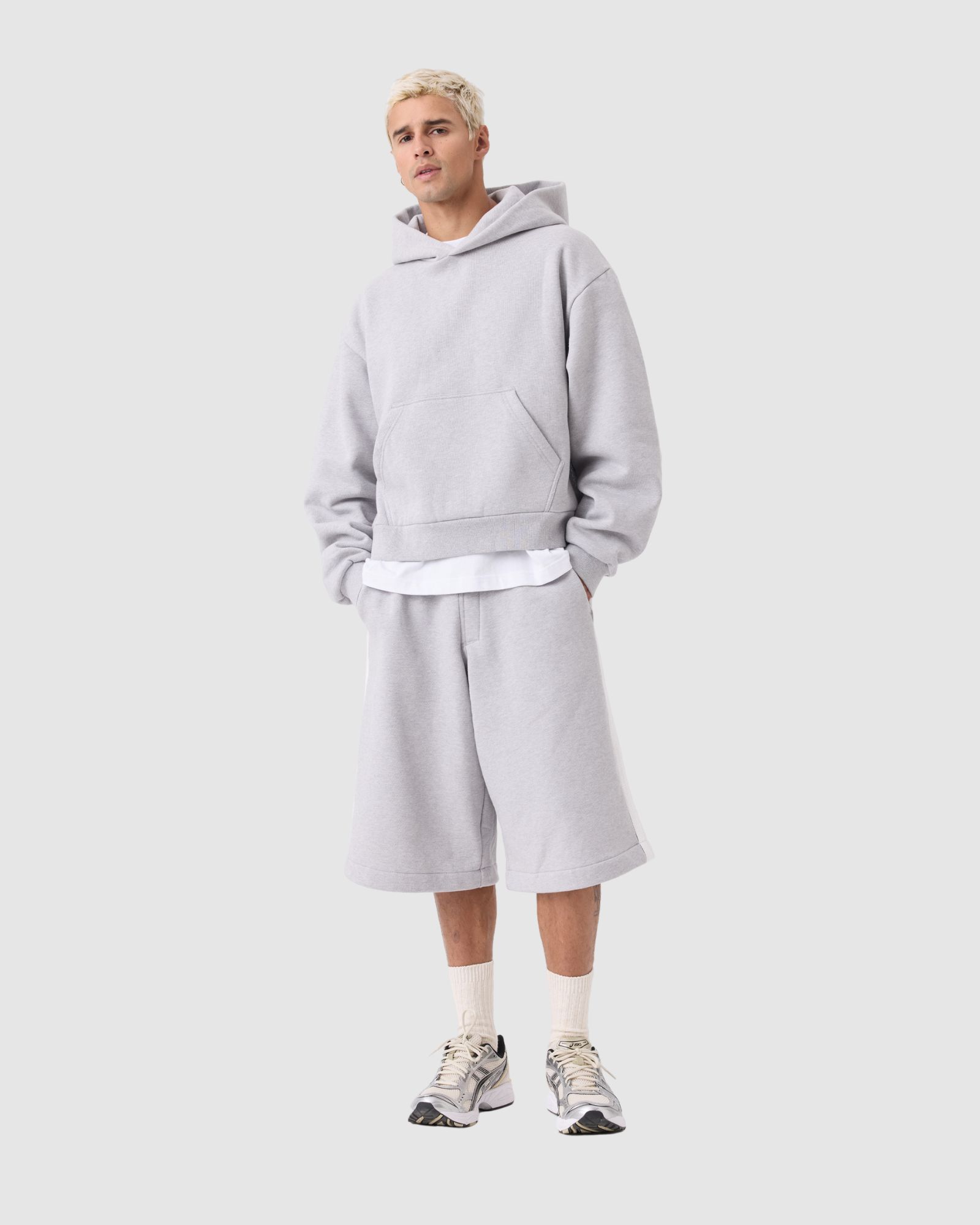 Stitched Fleece Mega Shorts