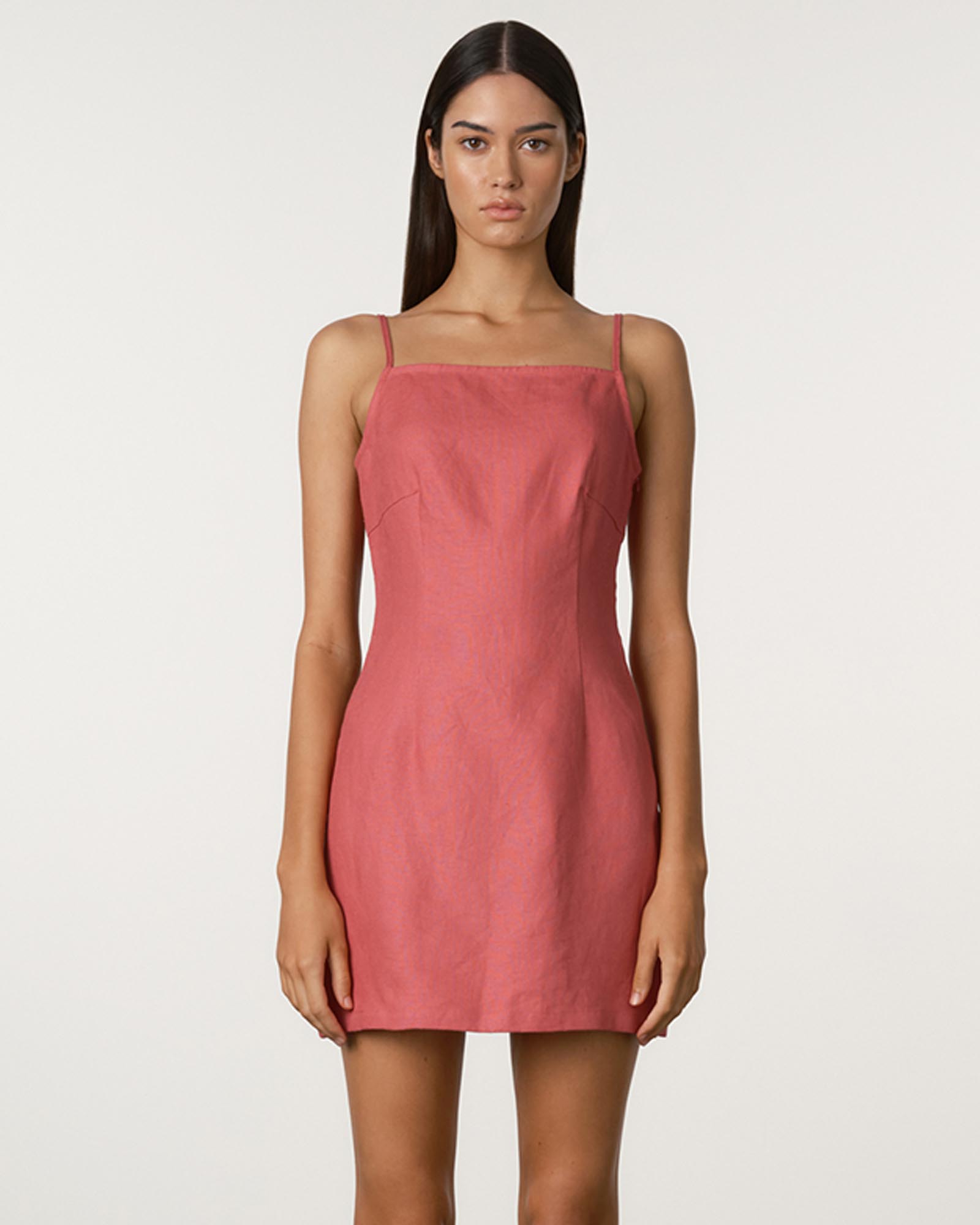 Linen Mini Dress