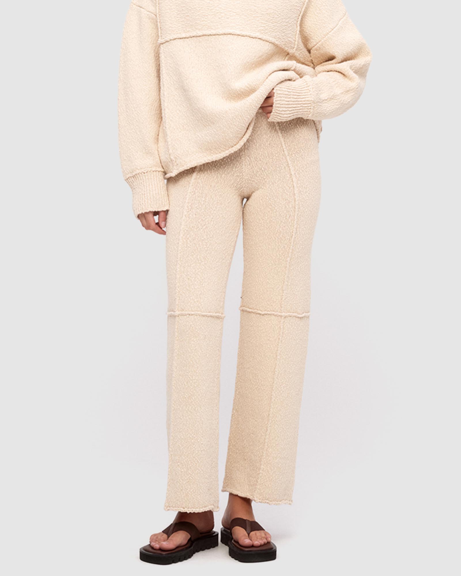 Boucle Knit Pants
